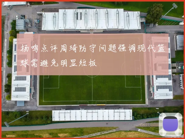 杨鸣点评周琦防守问题强调现代篮球需避免明显短板